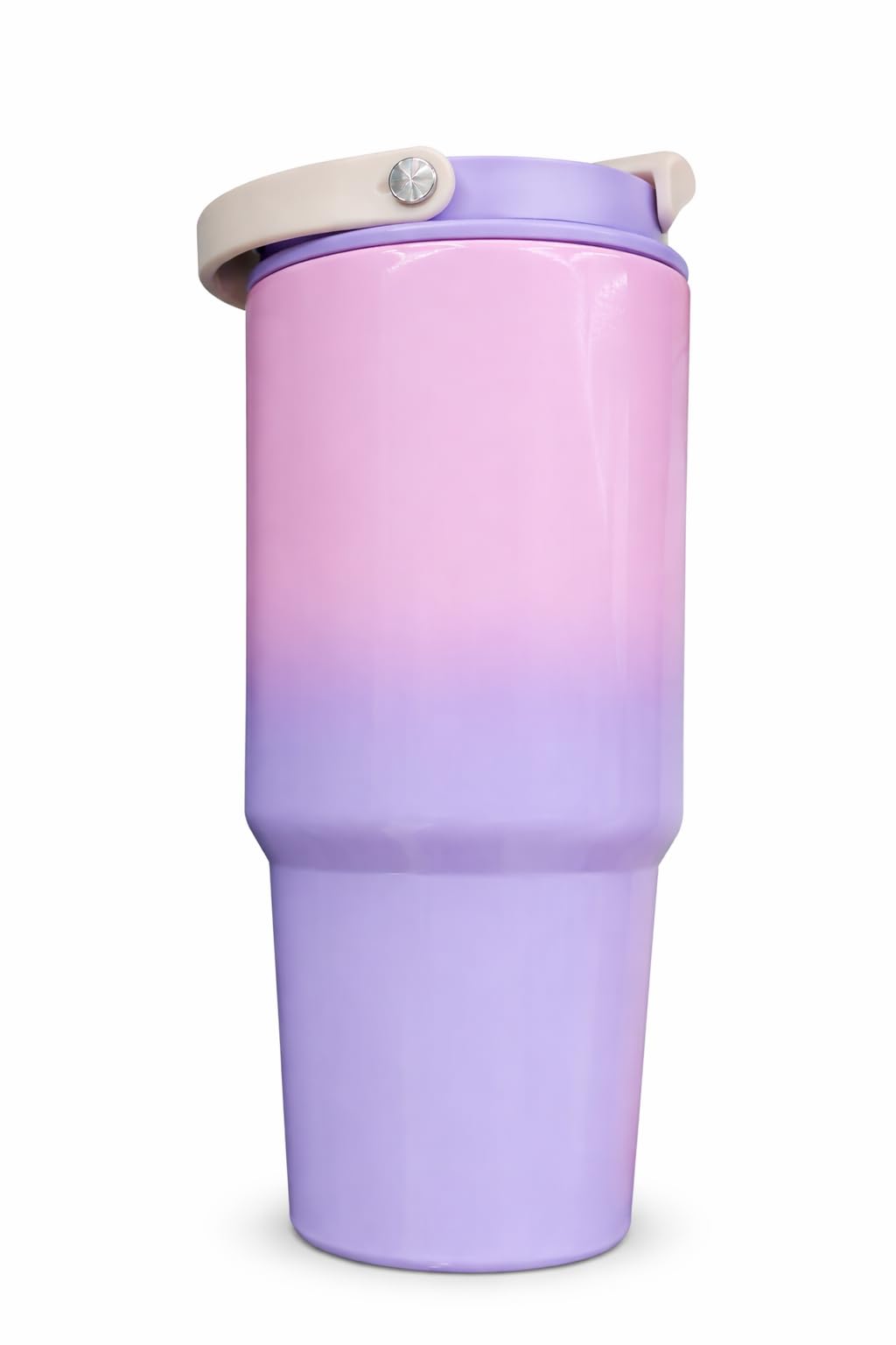 Insulated Steel Tumbler with Handle & Lid