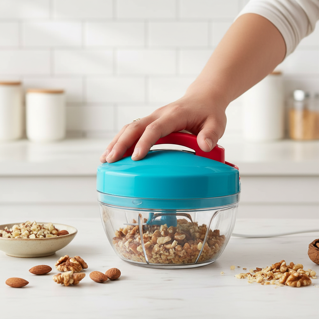 Handy Chopper for Vegetables, Dry Fruits- 450ML Capacity