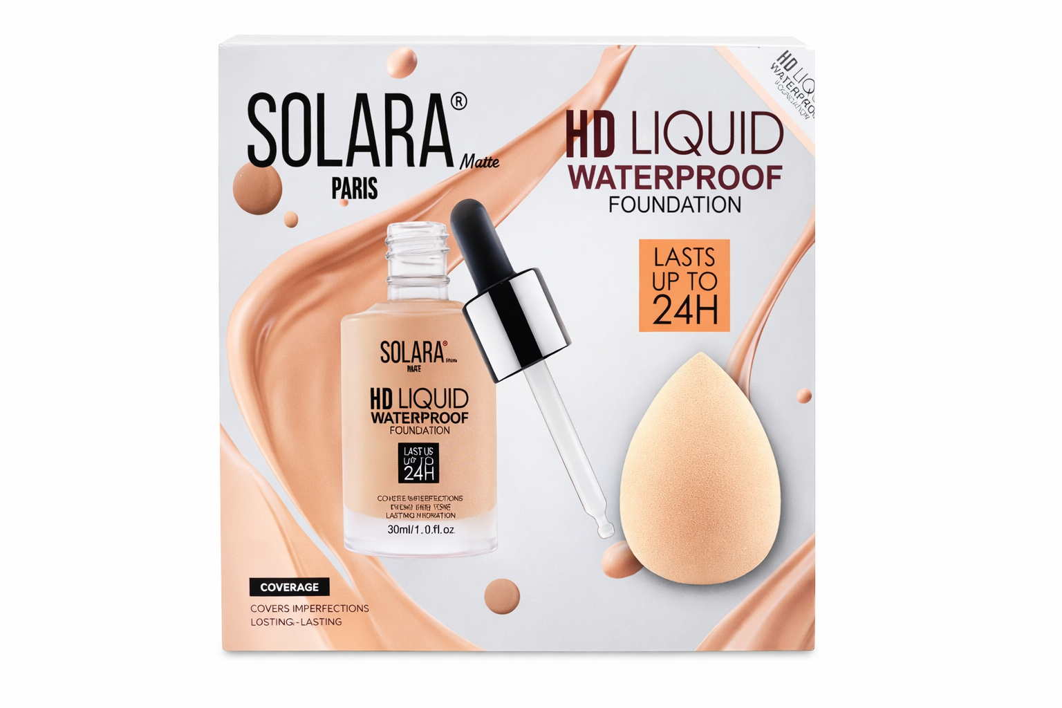 HD Liquid Waterproof Foundation (30ml)