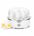 Electric Egg Cooker Boiler with Auto Shut Off Feature - White