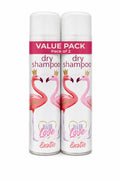 Dry Shampoo Spray, Exotic Fragrance, Oil Absorbing -  Pack of 2 bottles