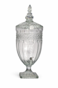 Elegant Crystal Glass Beverage Dispenser 5.5L